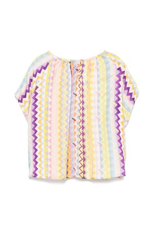 yellow viscose blouse MISSONI KIDS | MW5A11S0199999